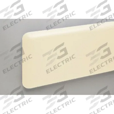 PAWLING Wall Guard: WG-8, PETG, Ivory, 7 3/4 in Overall Ht - PETG Crash Rails & Bumper Guards