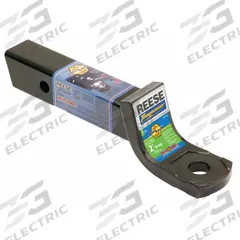 REESE Ball Mount: III, 1 in Compatible Ball Shank Dia, Ball Mounts Ball Mount, 8 1/2 in Overall Lg (MPN 21792). Key specifications — Material: Steel; Vehicle Class: III; Brand: REESE; Features: One Wrench Tightening System; Finish: Powder Coated; Includes: Hex Interlock; Resistance Properties: Rust-Resistant.