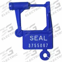 TYDENBROOKS Padlock Seals: Blue, Plastic, 8 lb Breaking Strength, 1 53/100 in Lock Lg, 1,000 PK (MPN 6320000-3). Key specifications — Brand: TYDENBROOKS; Marking Color: White; Marking Included: Numbers; Marking Message: Sealed; Marking Numbering: Sequential; Lock Material: Plastic.
