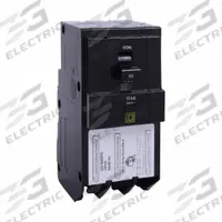 SQUARE D Miniature Circuit Breaker: 50 A, 240V AC, Three Phase, 10kA at 240V AC, 3 Poles (MPN QO350EPD). Key specifications — Phase: Three; Amps: 50 A; AC Voltage Rating: 240V AC; Max. AIR Rating: 10kA at 240V AC; For Use With: QO Load Centers and NQ Panelboards; Brand: SQUARE D.