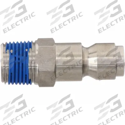 SPEEDAIRE Quick Connect Hose Coupling: 3/8 in Body Size, 3/8 in Hose Fitting Size - Tru-Flate Automotive Stainless Steel Quick-Connect Air Coupling Plugs