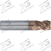 CLEVELAND Corner Radius End Mill: Carbide, T-Max Coated, 4 Flute, 7/16" Mill Dia, 5/8" LOC (MPN C70836)
