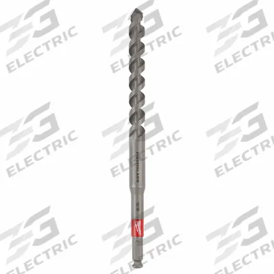 MILWAUKEE Auger Drill Bit: 13/16 in Drill Bit Size, 12 in Overall Lg, Hex Shank - Pole Auger Drill Bits
