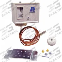 Refrigeration Control: Temp Control, 25°F to 75°F, SPST, Opens on Rise, 72 in Capillary Lg (MPN o10-1491). Key specifications — Manufacturer Part Number: o10-1491; Voltage: 240V AC; Brand: RANCO; Capillary Type: Capillary with Remote Bulb.
