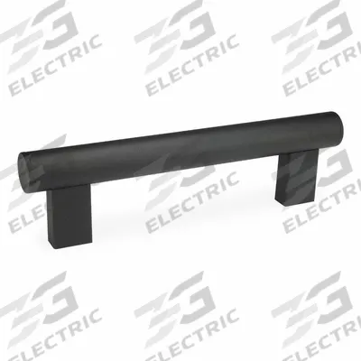JW WINCO Pull Handle: Threaded Holes, Rear-Mount, 23.62 in Mounting Hole Center to Center - Load-Rated Straight-Leg Tubular Pull Handles