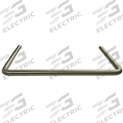 MONROE PMP Pull Handle: Threaded Holes, Stainless Steel, Silver, #6-32 Screw Size - Standard Pull Handles