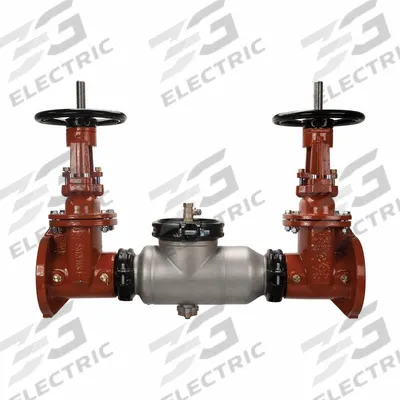 ZURN Double Check Backflow Preventer: 350AST, 2 1/2 in Pipe Size, Flange x Flange - Zurn Double Check Backflow Preventers