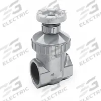 SPEARS Gate Valve: 1 1/4 in Size, CPVC, Non-Rising, Socket x Socket, 200 psi CWP, Wheel, Solid Wedge (MPN 2032-012C). Key specifications — Bonnet Material: CPVC; Seat Material: FKM; Wedge Material: CPVC; Brand: SPEARS.