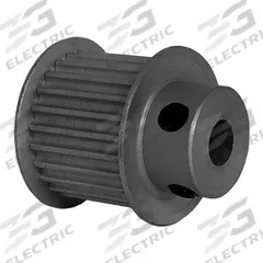 DAYTON Timing Pulley: Modified Curvilinear, Fixed, For GT Timing Belt Section, For 15 mm Belt Wd (MPN 24-3P15-6FA3). Key specifications — Brand: DAYTON; Finish: Clear Anodized; For Belt Series: Powerhouse®.