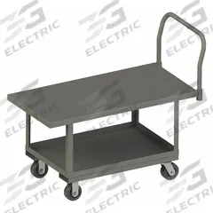 APPROVED VENDOR Platform Truck: 2,000 lb, 48 in L x 24 in W x 25 in H Deck, Solid, 12 ga Deck, Std (MPN WHPT24485PH95). Key specifications — Side Panel Type: No Side Panels; Brand: APPROVED VENDOR; Color: Gray; Caster/Wheel Configuration: (2) Rigid.