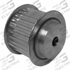 DAYTON Timing Pulley: Trapezoidal, Plain, For T5 Timing Belt Section, For 25 mm Belt Wd, 27 Teeth (MPN 36T5/27-2). Key specifications — Brand: DAYTON; Tooth Profile: Trapezoidal; Finish: Plain.