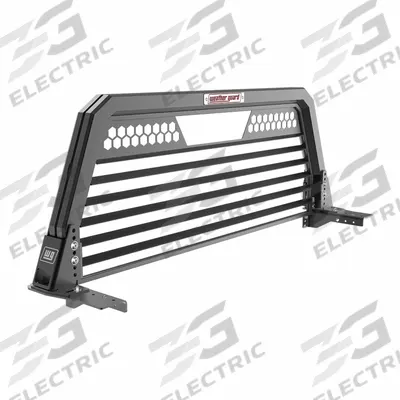 WEATHER GUARD Headache Rack: 3 3/5 in Overall Wd, 25 1/2 in Overall Ht, Aluminum/Steel - Truck Cab Protectors