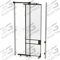 HUSKY RACK & WIRE Tunnel Slide Door: 10 ft H x 3 ft W x 1 3/4 in D, Black, Powder-Coated (MPN V590310). Key specifications — attr1283297: Powder-Coated; attr1283316: Steel; attr1283313: Yes; attr1283333: HUSKY RACK & WIRE.