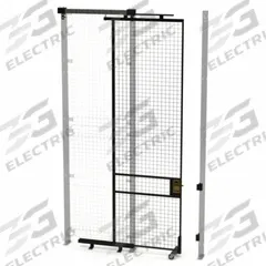 HUSKY RACK & WIRE Tunnel Slide Door: 10 ft H x 3 ft W x 1 3/4 in D, Black, Powder-Coated (MPN V590310). Key specifications — attr1283297: Powder-Coated; attr1283316: Steel; attr1283313: Yes; attr1283333: HUSKY RACK & WIRE.