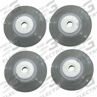APPROVED VENDOR Bumper Set: Rod Design (No ) Hooks, 4 in Overall Wd, Polyurethane, Gray (MPN RGR-B). Key specifications — Color: Gray; Compatible with Grainger Part Number: 14A059; Material: Polyurethane.