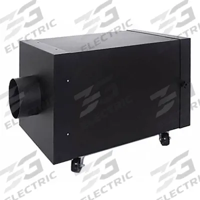 EXTRACT-ALL Air Scrubber: Negative Air Pressure/Particulate Filtration, Steel, 500 cfm Airflow - Heavy-Duty Steel Negative Air Machines