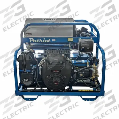 DELCO Patriot Pressure Washer: Heavy Duty, Skid Mount, 3,000 psi, 8 gpm - Hot Water Pressure Washers