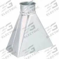 Router Hood: Steel, For 8 in Duct Dia, 12 in Overall Lg, 8 in Outlet Dia, 22 ga Material Thick (MPN 8010004387). Key specifications — Brand: NORDFAB.