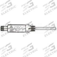 IFM Temperature Transducer: 1/2 in NPT, -58°F to 302°F, 1.97 in Probe, Pt1000 RTD, 0°F Op Temp - Min (MPN TA2613). Key specifications — attr1115387: 4 to 20mA DC; attr1115430: IFM; attr1115397: Pt1000 RTD; attr1115406: TA; attr1115407: ±0.54°F + 0.1% Mid-Scale; attr1115428: -58 °F to 302 °F.
