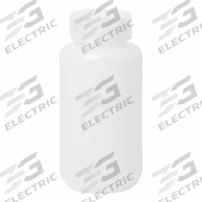 APPROVED VENDOR Reagent Bottle: HDPE, 250 mL, 8 fl oz, Closure Included, Colorless - HDPE Wide Mouth Round Lab Bottles