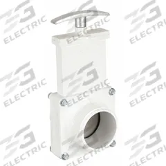 VALTERRA Gate Valve: 2 in Size, PVC, Rising, FIPS x MIPS, 40 psi CWP, Lever, Solid Wedge (MPN 4208GR). Key specifications — attr1016047: PVC; attr1016074: TPE; attr1016049: VALTERRA; attr1016082: 304 Stainless Steel.