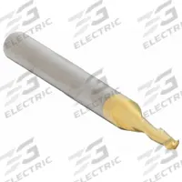 APPROVED VENDOR Ball End Mill: Carbide, TiN Coated, 2 Flute, 7/64" Mill Dia, 3/8" LOC, 1-1/2" OAL (MPN 221-001015)