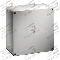 RITTAL Enclosure: Fiberglass Reinforced Polycarbonate, 5 in x 5 in x 3 in, NEMA 4X, Solid Cover (MPN 9510000). Key specifications — Brand: RITTAL; Closure Method: Screws; Enclosure Material: Fiberglass Reinforced Polycarbonate; Knockouts: Not Included.