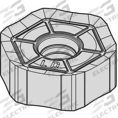 WIDIA Hexagon Milling Insert: HNGJ535ANENLD, HNGJ0905ANENLD (MPN 3030034) - Machining