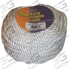 APPROVED VENDOR General Purpose Utility Rope: Twisted, 3/8 in Dia, 515 lb Working Load Limit, Nylon (MPN 338-WA). Key specifications — Brand: APPROVED VENDOR; Rope Type: Dynamic.