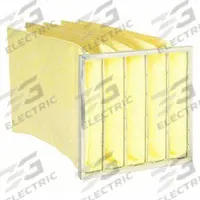 GRAINGER Pocket Air Filter: 20 in x 20 in x 30 in, MERV 15, Yellow, Synthetic, 5 Pockets (MPN 911TC6). Key specifications — Display Sell UOM: EA; Brand: GRAINGER; Media Material: Synthetic; Performance Rating: MERV 15.