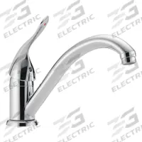 DELTA Low Arc Kitchen Faucet: Delta Commercial, Brass, Single-Post, Deck, 1 Mounting Holes, Chrome (MPN 101LF-HDF). Key specifications — Series: Delta Commercial; Brand: DELTA.