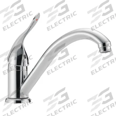 Delta Low Arc Kitchen Faucet: Delta Commercial, Brass, Single-Post, Deck, 1 Mounting Holes - Single-Post Kitchen Faucets