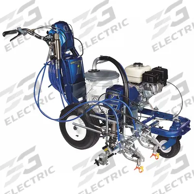 GRACO Striping Machine: Gas, Paints, 5 1/2 hp Horsepower, 2 in Line Wd - Min - Gas-Powered Airless Line Stripers