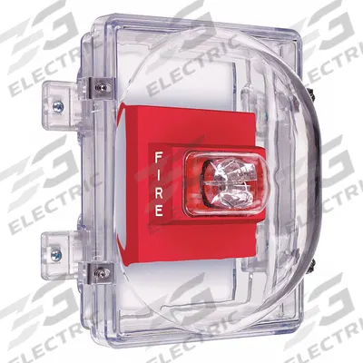 SAFETY TECHNOLOGY INTERNATIONAL Strobe Damage Stopper Cover: Polycarbonate - Covers for Alarms & Wall Fixtures