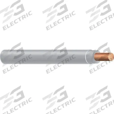 SOUTHWIRE Building Wire: Copper, 18 AWG, 1 Conductors, Solid, Gray, 500 ft Lg - Copper TFN/TFFN Building Wires