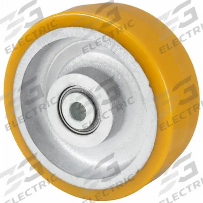 APPROVED VENDOR Caster Wheel: 6 in Wheel Dia., 3 in Wheel Wd, Polyurethane - Polyurethane Tread on Iron Core Wheels
