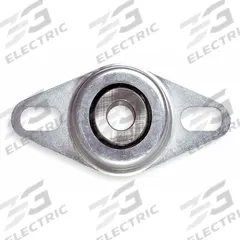 DAYTON 2 Bolt Flange Bearing: Radial Ball, 3/4 in Bore, Steel, Set Screws, 4 1/2 in Lg, 2 1/2 in Wd (MPN 4X729). Key specifications — Bore Type: Cylindrical; Brand: DAYTON; Lubricant Material: NLGI #2 Equivalent; Mounting Bolt Size: 7/16 in; System of Measurement: Inch.