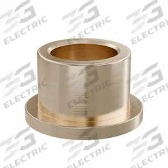 Flanged Sleeve Bearing: Bronze, SAE 841, 15 mm Bore, 21 mm OD, 16 mm Lg, -35°F to 300°F, 10 PK (MPN FFM1521-16B). Key specifications — System of Measurement: Metric; Material Grade: SAE 841; Flange Type: Flanged; Brand: OILITE.