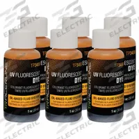 TRACERLINE Fluid Dye: A/C Dye Refill, 6 Pieces, 6 PK (MPN TP3400-1P6). Key specifications — Brand: TRACERLINE; Size: (6) 1 oz Bottles of UV Fluorescent Dye for All Circulating Oil-Based Fluids; Tool Type: A/C Dye Refill.