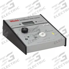 WAHL Soldering Iron Tester 110 Volt: 50°F to 1,300°F (MPN ST2200F-110). Key specifications — Display Units of Measure: Millivolts; Tip Voltage to Ground Range: 0 to 30mV; Thermocouple Type: Type K Probe; Operating Voltage: 110 V AC; Manufacturer Part Number: ST2200F-110; Power Source: Electric Corded; Tip Voltage to Ground Accuracy: +/-0.1mV; Product Type: Soldering Iron Tester.