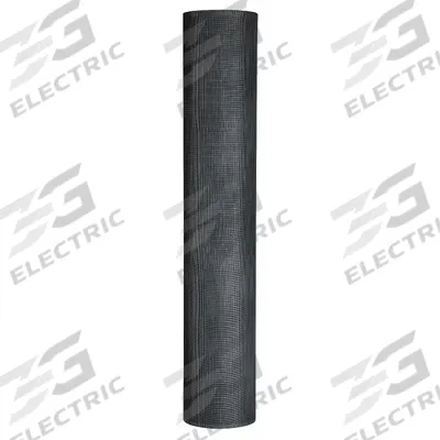 SAINT-GOBAIN ADFORS Replacement Screen: Aluminum, Charcoal, 18 x 16 Mesh Size, 2.5 ft Wd - Aluminum Door and Window Screen