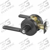 ASSA ABLOY ACCENTRA Cylindrical Lockset: Classroom Lever Locksets, Black, ADA Compliant (MPN 86752). Key specifications — Ligature Resistance: Not Ligature-Resistant; Brand: ASSA ABLOY ACCENTRA; Lockset Function ANSI Code: A156.2; Visual Indicator Message: No Message; Lockset Style: TB Lever; ADA Compliant: Yes; Finish: Black Suede Powder Coated, Sprayed : Cast Zinc.