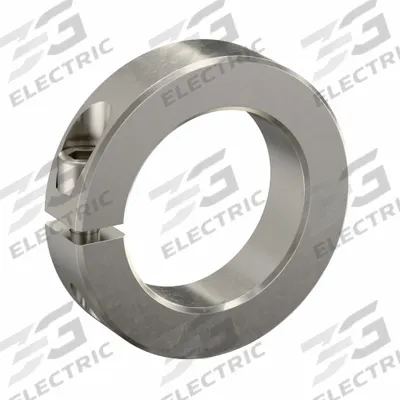 RULAND MANUFACTURING Shaft Collar: 1-Piece, Inch, Round, Clamp-On, 1 7/8 in Bore Dia - Stainless Steel Shaft Collars