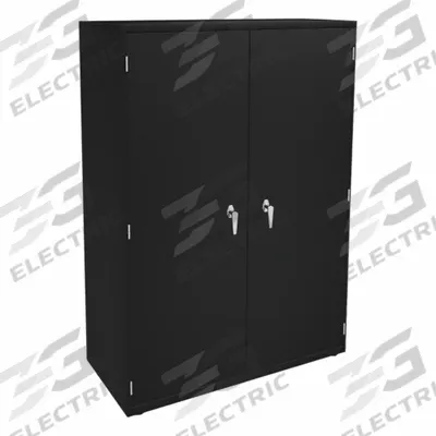 HON Storage Cabinet: Black, Steel, 72 in Overall Ht, 36 in Overall Wd, 18 1/8 in Overall Dp - Full Height Storage Cabinets