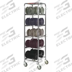 CARLISLE DINEX Drying and Storage Cart: 5 Shelves, 90 Slots, 22 in Dp, 78 in Ht, 22 in Wd (MPN DXIBDRS90). Key specifications — NSF Certified: Yes; Brand: CARLISLE DINEX; Product Type: Drying and Storage Cart.