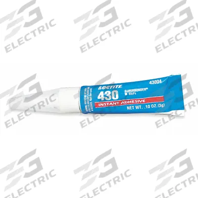 LOCTITE Instant Adhesive: 430, Metals, 0.1 fl oz, Tube, Clear, Thin Liquid - Instant Adhesives for Metals
