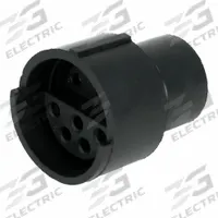 SURE-SEAL Circular Connector: SS-10, Receptacle, 5 Male / 5 Female, 15 A, 18 to 14 AWG Wire Size (MPN 120-1870-000). Key specifications — Wire Size: 18 to 14 AWG; Includes Contacts: Contacts Not Included; Contact Type: Crimp; Brand: SURE-SEAL CONNECTIONS; IP Rating: IP67; Series: Sure-Seal; Contact Gender: Male; Voltage Rating: 400V AC.