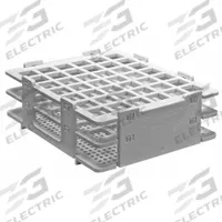Tube Rack: 4 1/8 in Overall Wd, 1 3/4 in Overall Ht, 5 in Overall Lg, Polypropylene, White, Benchtop (MPN F18520-0000). Key specifications — Material: Polypropylene; Mounting Location: Benchtop; Color: White; Product Type: Test Tube Rack; Total Holding Capacity: (42) Places; Brand: SP SCIENCEWARE.