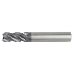 WIDIA HANITA Square End Mill: Carbide, AlTiN Coated, 4 Flute, 5 mm Mill Dia, 13 mm LOC, 57 mm OAL (MPN 4777050Z2T)