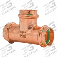 QUICKFITTING SUREPRESS Crimp Tee Fitting: 1 in CTS x 1 in CTS x 1 in CTS size, Copper, EPDM O-Ring (MPN SPWT333R). Key specifications — Brand: QUICKFITTING SUREPRESS; Series: SurePress; Broad - Material for Bullet: Copper Or Bronze; Brand - Broad: QUICKFITTING SUREPRESS.